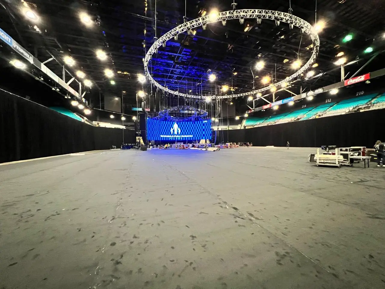 Large Arena Carpet Flooring LED Screen Event Production Las Vegas