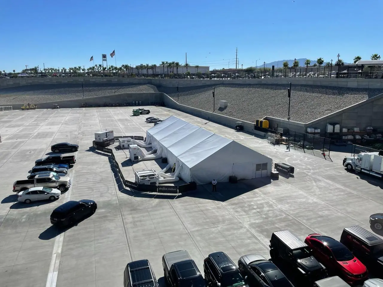 Industrial Generator Power Distribution Event Production Las Vegas
