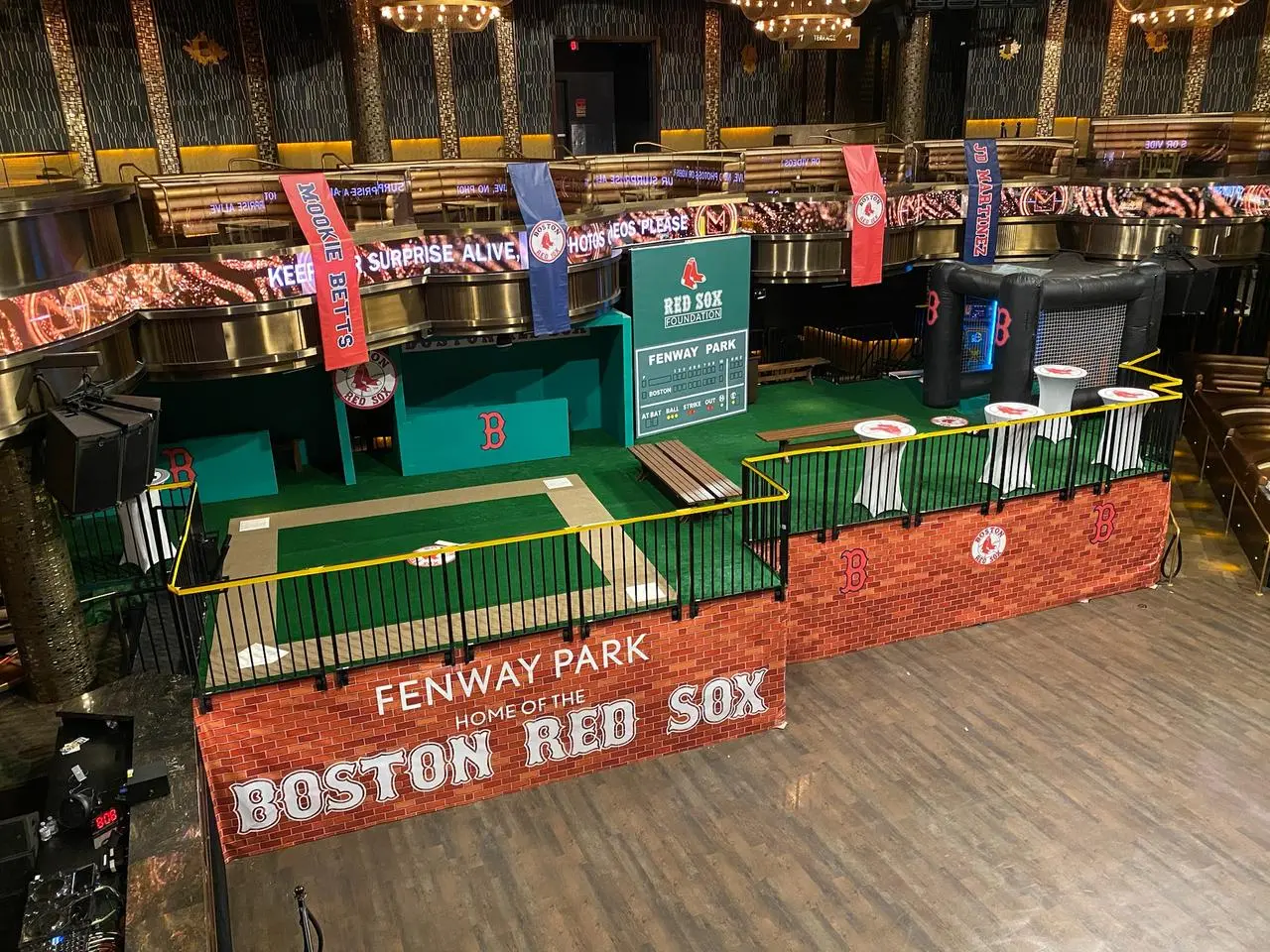 Fenway Park replica Red Sox themed event production in Las Vegas