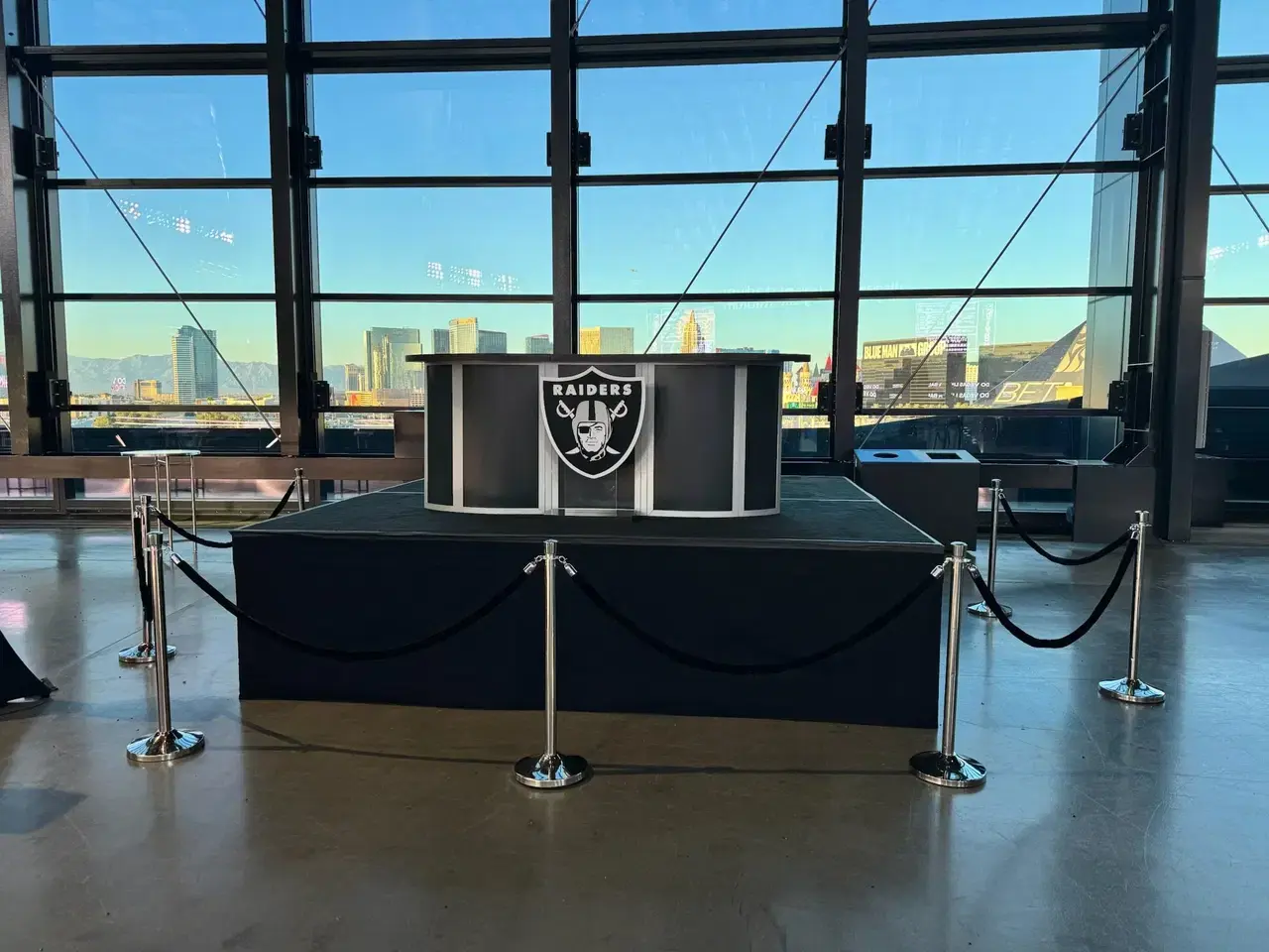 Press Booth Riser Media Platform Event Production Las Vegas